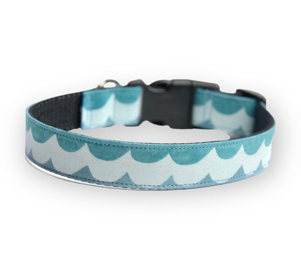 Buckle dog collar in Birdie