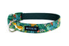 Buckle Dog Collar in Simba (green)