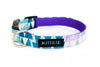 Buckle Dog Collar in Chia (purple)