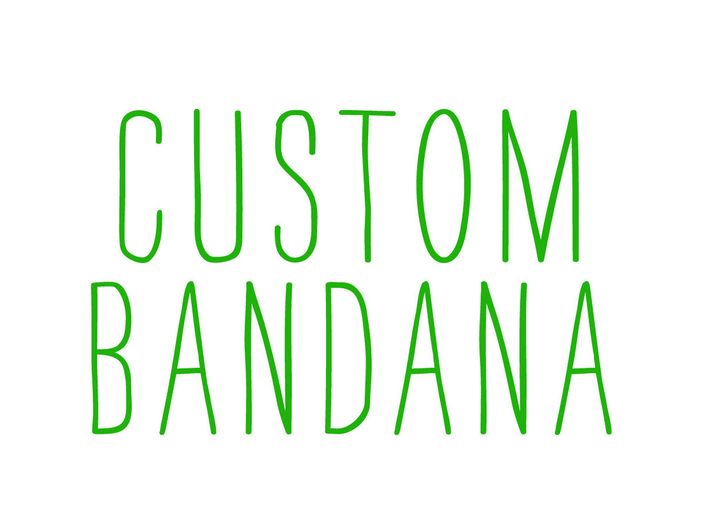 Custom Reversible Bandana (all sizes)