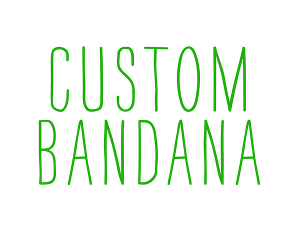 Custom Reversible Bandana (all sizes)