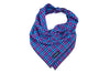 Fold-over bandana in Merlot