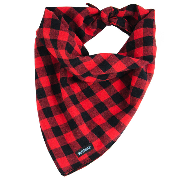 Fold-over bandana in Timber