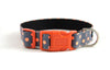 Buckle Dog Collar in Zoe (orange)