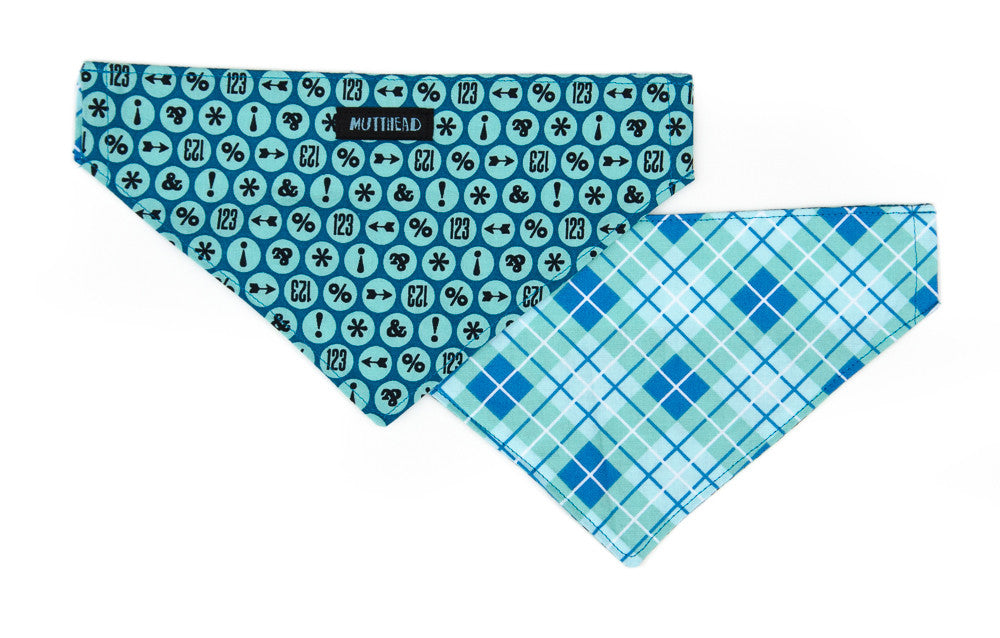 Reversible Bandana in Fletch and Quigley (blue)