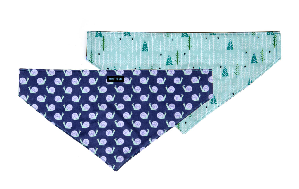 Reversible Bandana in Flash and Miner (blue)