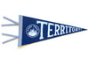 Hand Screen-Printed Wool Pennant: Mark Your Territory