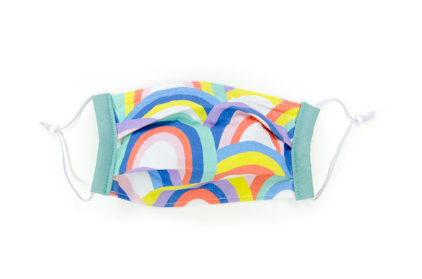 Kid-sized fabric mask in Roxie