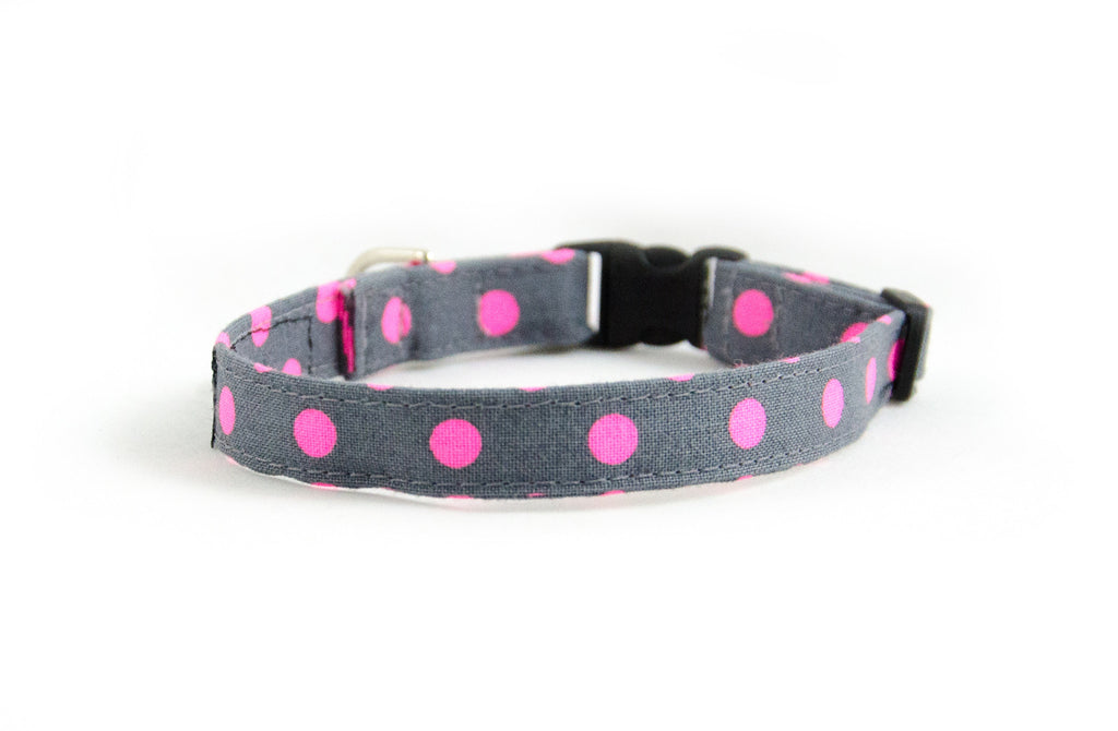 Extra Small Dog Collar in Zoe (pink)